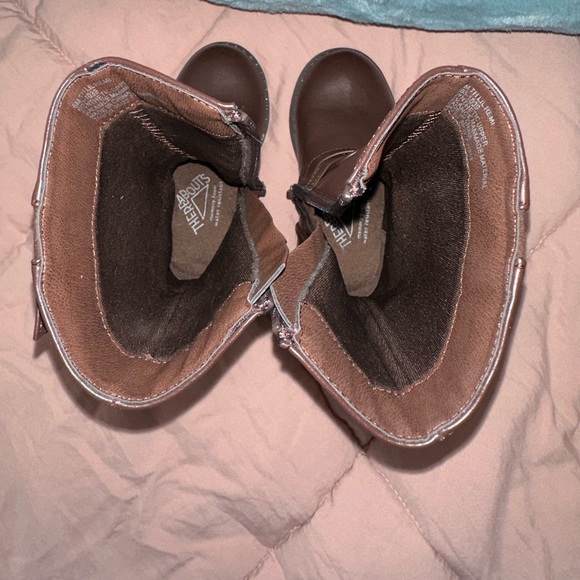 LIKE NEW! Brown Baby/Toddler Riding Boots; Sz. 6 - Picture 5 of 10